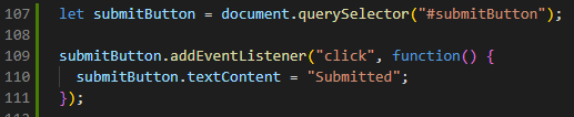 javascript submit button